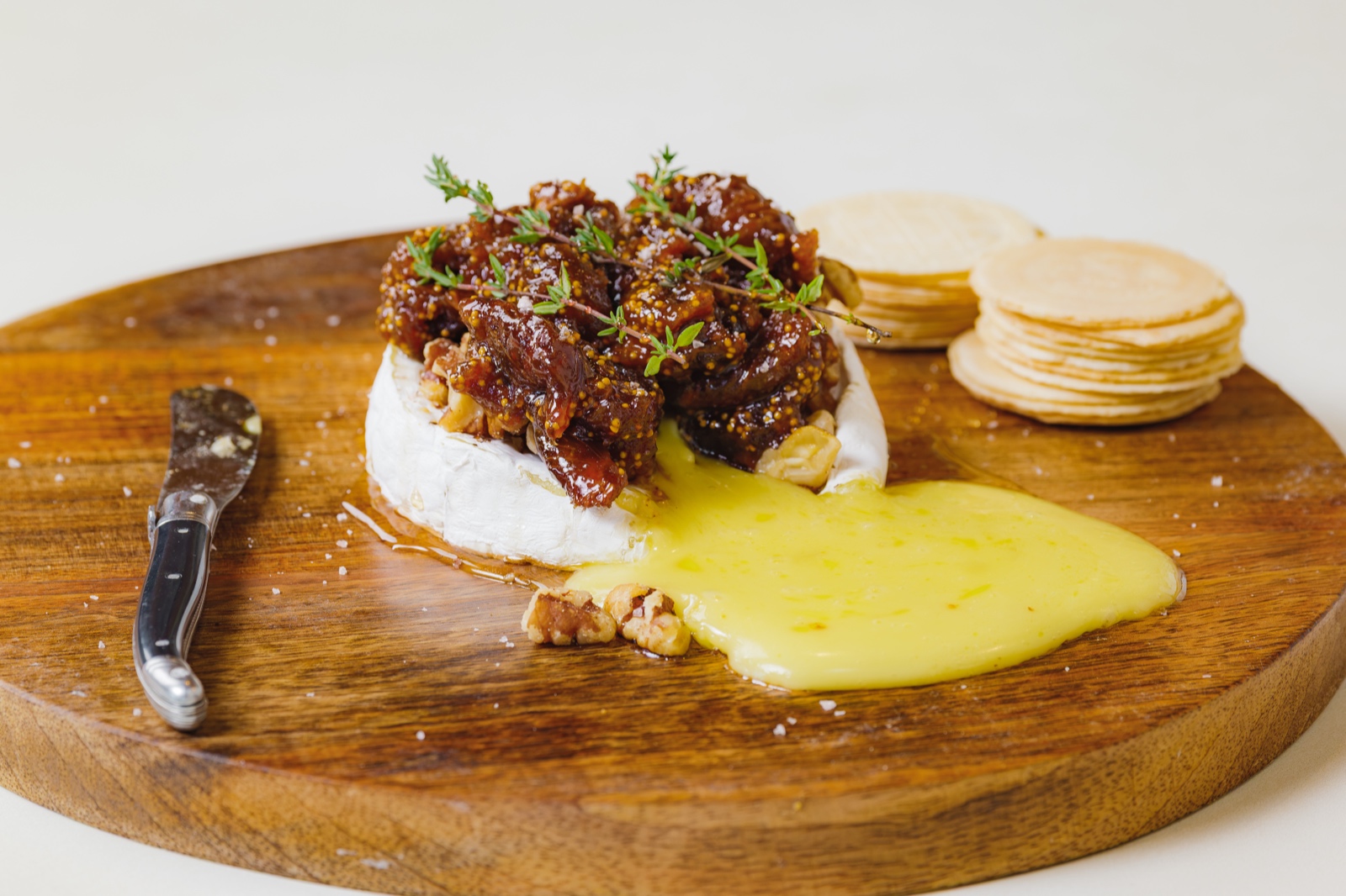 Baked Brie with Fig & Honey